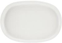 Creatable, 30004, Serie Uno Offwhite - Servierplatte oval, 1-teiliges Geschirrset,