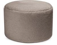 Sitting Point Sitzsack Wooly DOT.COM Fellimitat in Taupe