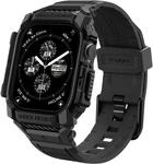 Spigen Rugged Armor Pro H&uuml;lle mit Armband Kompatibel mit Apple Watch 11/10 46mm