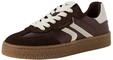 Tamaris Damen Sneaker Low Leder, braun, 37 EU