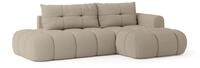 Masseno Ecksofa FLUMA Q R-S mit Schlaffunktion L-Form, Sofa mit Bettkasten,