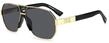DSQUARED2 Brille D2 0028/S Gr&ouml;&szlig;e 63-12 mm Gold Schwarz