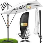 KESSER&reg; Sonnenschirm Ampelschirm SUN XL 300 x 300 cm Inkl. Abdeckung +...