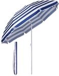 Sekey 160 cm Sonnenschirm Strand mit Schutzh&uuml;lle f&uuml;r Balkon Garten & Terrasse