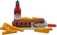 Tanner - Der kleine Kaufmann DEKO - Bratwurst mit Pommes und Ketchup
