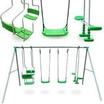 HyperMotion 6-Personen-Schaukel f&uuml;r Kinder 3+, Gartenschaukel mit 2 klassischen