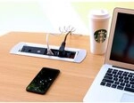 Multi Tischsteckdose 2 x Schuko Steckdose 2 x USB 1 x RJ45 1 x HDMI mit...