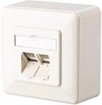 BTR E-Dat 8/8(8) AP Anschlu&szlig;dose wei&szlig;