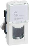Legrand - RJ 45 Mosaic Kategorie 6 F/UTP Multimediabuchse - Wei&szlig; - 1 Einheit