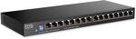 Zyxel 16-Port Netzwerk Switch | Unmanaged Gigabit Ethernet Switch | 16x GbE Ports 