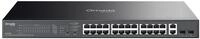 TP-LINK 28-PORT 1G EASY MANAGED SWITCH 24X POE+ 2X SFP 250W POE POWER (ES228GP)