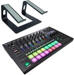 Roland MC-707 Groovebox DJ Mischpult Sequenzer Sampler + keepdrum Laptopst&auml;nder