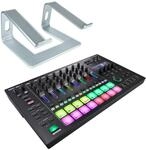 Roland MC-707 Groovebox DJ Mischpult Sequenzer Sampler + keepdrum Laptopst&auml;nder