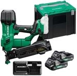 HiKOKI Akku Dachpappnagler - 18V, 25-45mm N&auml;gel, Luftfeder-Antrieb, Brushless...