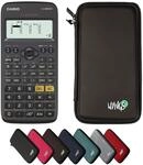 Casio fx-82DE X ClassWiz inkl. WYNGS Schutztasche Schwarz - Wissenschaftlicher