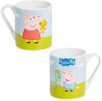 United Labels Peppa Wutz Tasse f&uuml;r Kinder 230 ml, Stofftiere, Blau Gr&uuml;n,