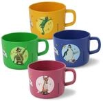 AWAVE Die Schule der Magischen Tiere Kinder Tasse Set 4-teilig 250 ml rPET