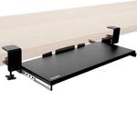 Duronic DKTPX1 Tastaturauszug | Tastaturschublade 68 cm breit 28 cm lang 