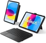Inateck H&uuml;lle mit Tastatur f&uuml;r iPad 11 A16 2025 11 Zoll, iPad 10. Gen 2022...