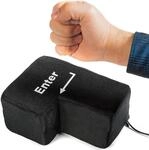 GOODS+GADGETS Big Enter Button XXL Enter-Taste mit Tisch-Kissen USB Gadget...