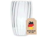INTIRILIFE Doppelwandiges Thermo Glas - Striped Style - 350ml F&uuml;llmenge -