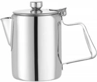 HENDI Kaffee-/Teekanne, mit Klappdeckel, Kaffeekanne, Mehrzweckkanne, Milchkanne,
