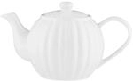 PRICE&KENSINGTON Luxe Steinzeug Teekanne 6 Tassen, Wei&szlig; gl&auml;nzend, 1,1 L...