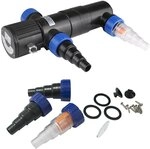 Gardebruk&reg; Teichkl&auml;rer 11 Watt 5m Kabel 3 Anschlussadapter Gartenteich...