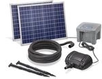Esotec Solar Bachlaufpumpenset mit Akku Waterfall 100/2600, Bachlaufpumpe,...