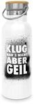 ppd Paperproducts Design Steel bottle Trinkflasche 500ml (Klug war's nicht)