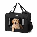 Melko Hundetransportbox faltbar Hundebox 82 x 58 x 58 cm Transportbox