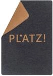 David Fussenegger Hundedecke 'Platz...' 70 x 90 cm Anthrazit
