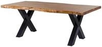 MASSIVMOEBEL24.DE | Freeform 5 Baumkantentisch aus Massivholz - Natur | 220x100...