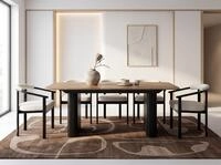 WFL GROUP Ausziehbarer Rechteckiger Esstisch &ndash; XXL Modernes Design mit...