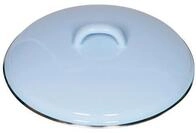 Riess, 0102-006, Deckel mit Chromrand &Oslash; 24cm, BUNT PASTELL, Emaille, Made in