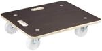 WAGNER Transportroller Transporthilfe 1113 I Schichtholz mit Grip I 59 x 49 x 13,5