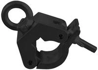 EUROLITE TPC-51S Klammer mit &Ouml;se, schwarz | Montageklammer f&uuml;r 50-mm-Rohr mit...