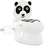 JAMARA Meine kleine Toilette Panda mit Sp&uuml;lsound und Toilettenpapierhalter -