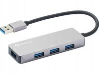Sandberg USB-A Hub 1xUSB3.0+3x2.0 Saver | USB-Hub | 4 Datenanschl&uuml;sse | Plug &...