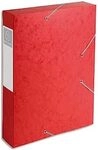 Exacompta 16009H 10er Pack Premium Sammelbox mit Gummizug 60 mm aus extra starkem