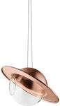 EVA SOLO | Saturn Vogelfutterhaus Kupfer| Futterspender mit transparenter Glaskugel