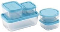 Bormioli Rocco 5er Set Frigoverre Classic Compact (5x Glasschalen mit Deckel,