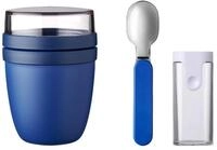 Mepal - Klappl&ouml;ffel-Set mit Lunchbox Ellipse - Praktischer Joghurt- &...