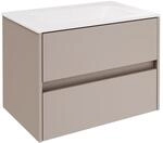 FACKELMANN Compact Line Waschbeckenunterschrank mit Keramikwaschbecken &ndash;...