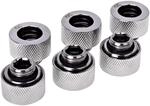 Alphacool 17382 HT 13mm HardTube Anschraubt&uuml;lle G1/4 - ger&auml;ndelt - Chrome...