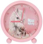 Depesche 14088 Miss Melody - Wecker in Rosa f&uuml;r Kinder, mit Pferde-Motiv und