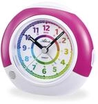 Atlanta Kinderwecker ohne Ticken mit Lernzifferblatt Licht Snooze Quarzwecker -