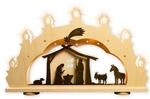 weigla - Schwibbogen original Erzgebirge I LED Lichterbogen Weihnachten I Motiv