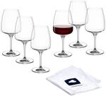 LEONARDO HOME Rotweingl&auml;ser CESTI (6er Set) inkl. Poliertuch &bull; Sp&uuml;lmaschinenfeste