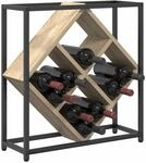 vidaXL Weinregal Sonoma-Eiche 51 x 18 x 52,5 cm Holzwerkstoff, Moderner...